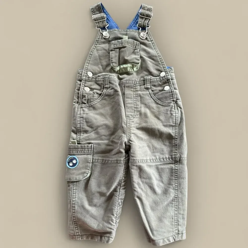 Vtg Gymboree 6-12 Mos Green Overalls Arctic Rescue Baggy Y2K Lot Shorts Dog Hat